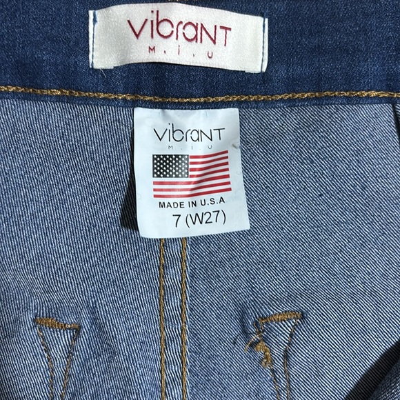 Vibrant M.I.U High-Waisted Flare Jeans Size 7(W 27) - Picture 4 of 9